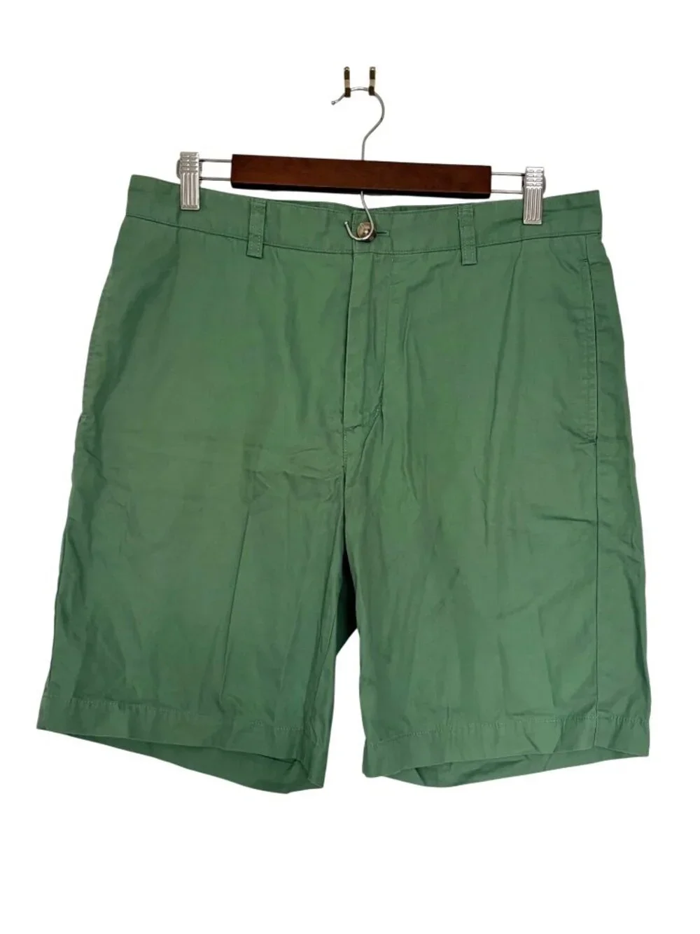Vineyard Vines Mens Green Cotton Chino Shorts Size 32 Classic Fit